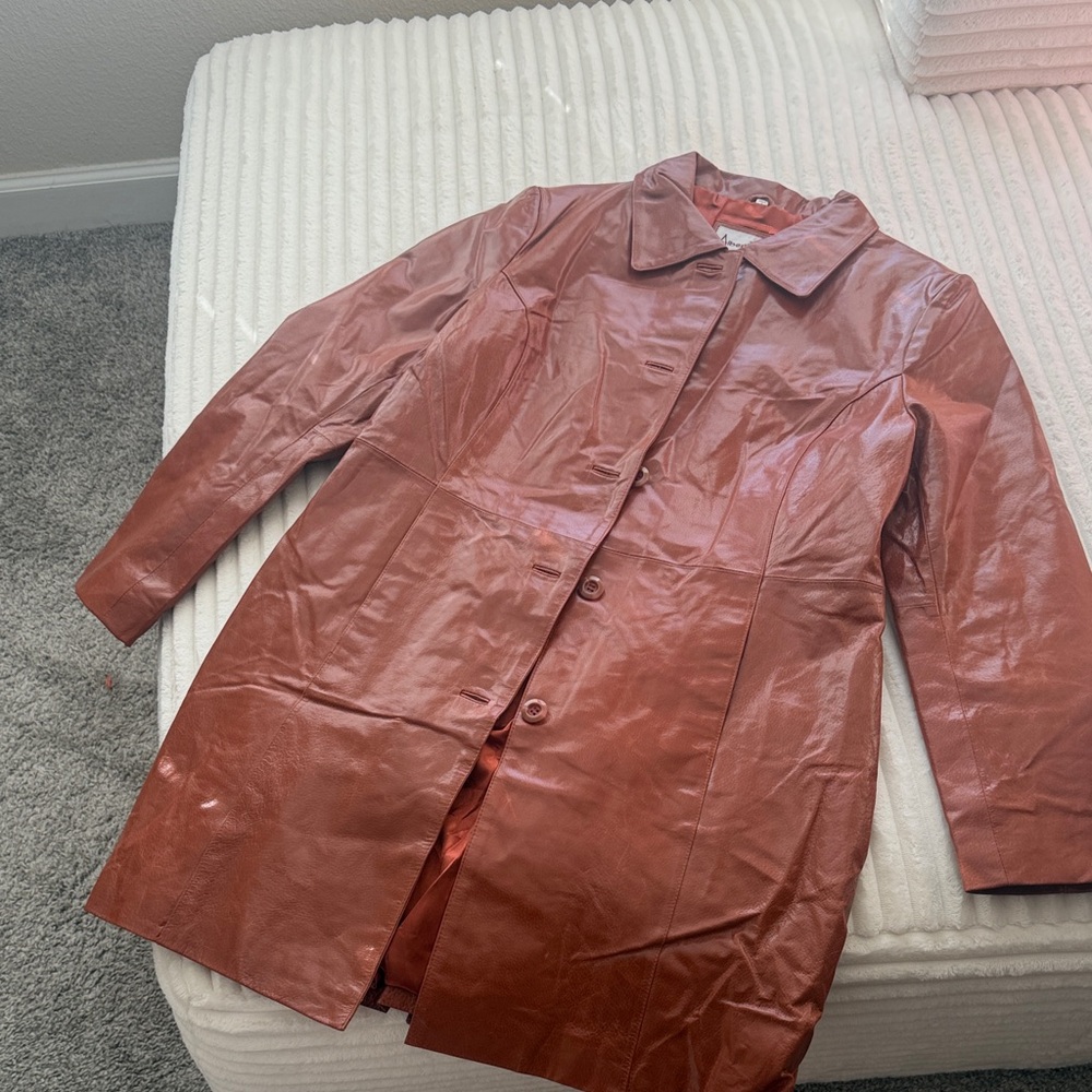 Vintage Albert Duke Leather Coat